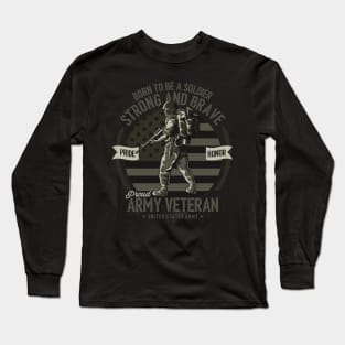 Born To Be A Soldier Long Sleeve T-Shirt